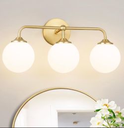 Modern Brushed Gold 3-Lights