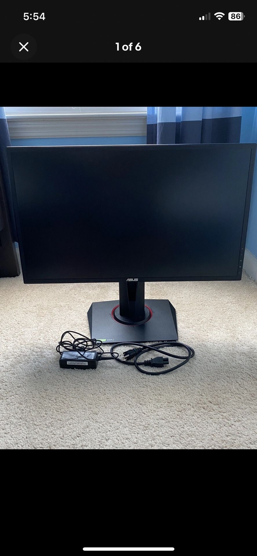 ASUS 165 HZ 23 Inch Geforce Gaming Monitor