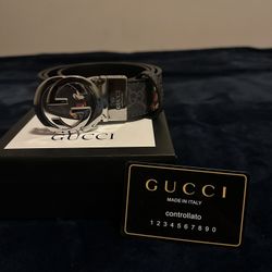Silver Double G x Mickey Belt Sz 42