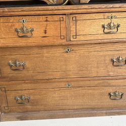 Antique Oak Dresser - Priced To Sell
