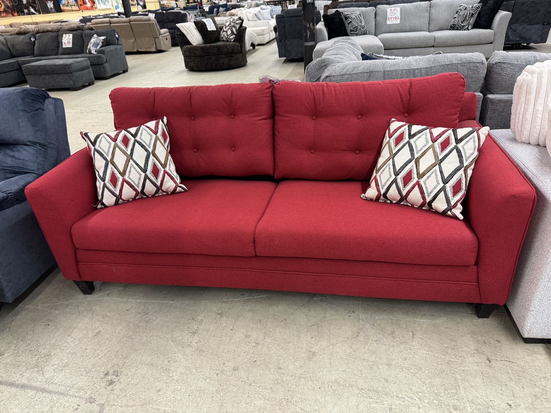 Wexler Carmine Queen Sofa Sleeper with mattress