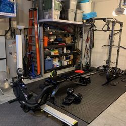 Power Rack, Weights And Accessories 