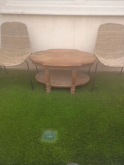 Table and chairs. Both free!