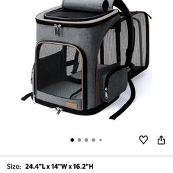 PET carrier backpack 