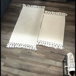 WEST ELM - French Style - Brand New Condition West Elm Bathroom Matts 