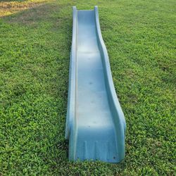 Green Outdoor Playset Slide