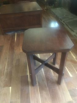 Vintage Stickley Mission Oak Octagon Drink Table