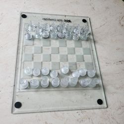 Glass Chess Board