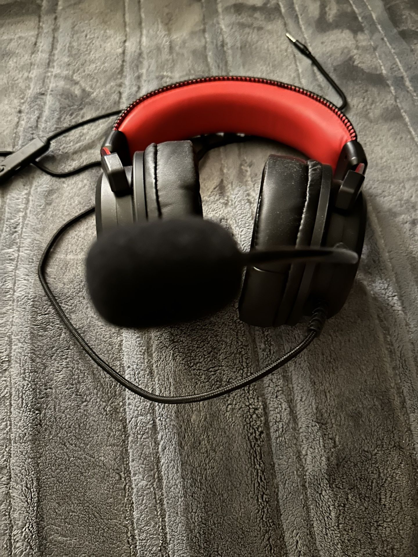 Red And Black Headphones