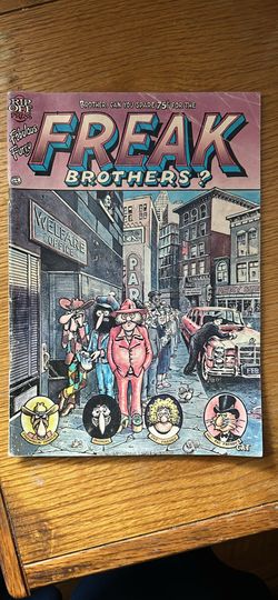 Fabulous Furry Freak Brothers Comic Book Rip Off Press