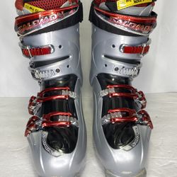Salomon Mission RS Energizer 70 Ski Boots Size 27-27.5 318mm Black/Gray/Red