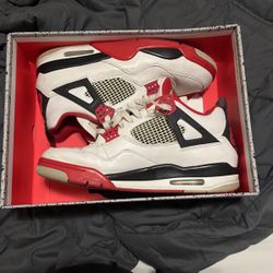 Fire red 4’s