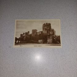 RARE VINTAGE CONWAY CASTLE UNUSED POSTCARD 