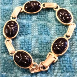Black Costume Jewelry Bracelet