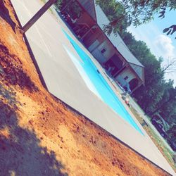 Concrete Pool Deck And Stepss 