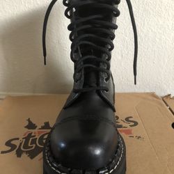Imported  Steady’s Punk/Rock Steel Toe Combat Boots