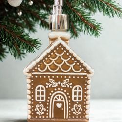 Gingerbread House Soap Dispenser