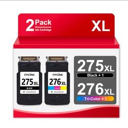 PG-275XL CL-276XL Replacement for Canon 275 and 276 Ink Cartridges PG-275 CL-276 275XL 276XL for Cannon Ink 275 276 Compatible with Canon PIXMA TR4700