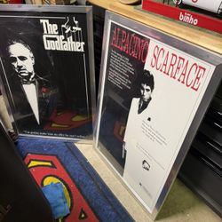 The Good fader And Scarface Posters 