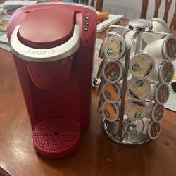 Keurig Coffee Maker And Coffee Stand Holder