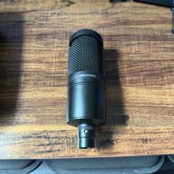 🎙️ Audio-Technica AT2020 Condenser Microphone Bundle – Complete Setup