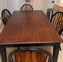 Wooden Breakfast  table with 4 chairs