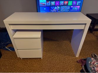 IKEA desk and nightstand