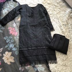 Black Embroidered Shalwar Kameez Formal Wear Desi Wear