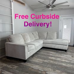 Free Curbside Delivery! Nice Sectional Couch