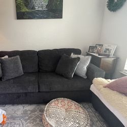Couch, Love Seat, Ottoman, Pillows… $600  OBO - Pick Up only…. Bought New At Ashley 1 Year Ago…. Perfect For Smaller Room/apt… No Smoking 