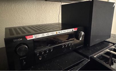 Denon AVR-S570BT Av Receiver w/ Sonance Subwoofer