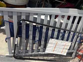 Grey baby crib for sale