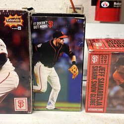 SF Giants Bobbleheads Evan Longoria, Johnny Cueto, Jeff Samardzija