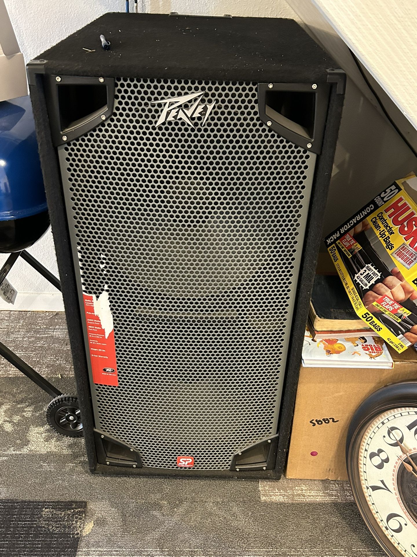 Two Peavey SP218 2400W Subwoofers