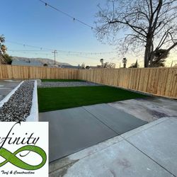 Synthetic Turf And Concrete