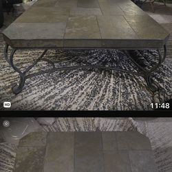 French Iron legs Coffee Table  Free