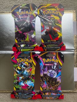 Pokémon Pitch Black Sleeved Booster Packs