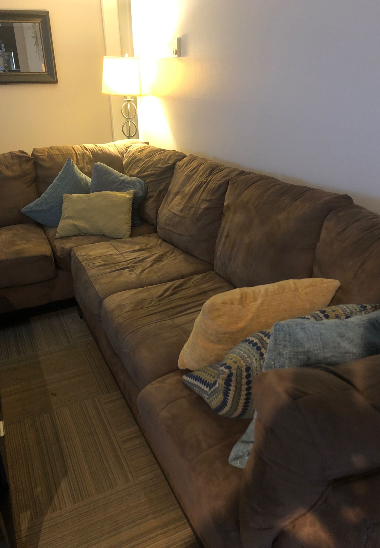 Sectional couch for sale- has to go ASAP!