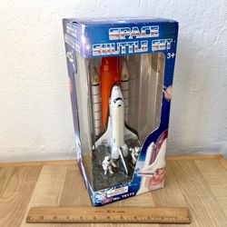 Motor Max Space Shuttle Discovery Set Die Cast Toy Spaceship & Astronauts #76173 Playset