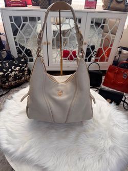 Preloved MCM Large Milla Grained Leather Hobo Bag