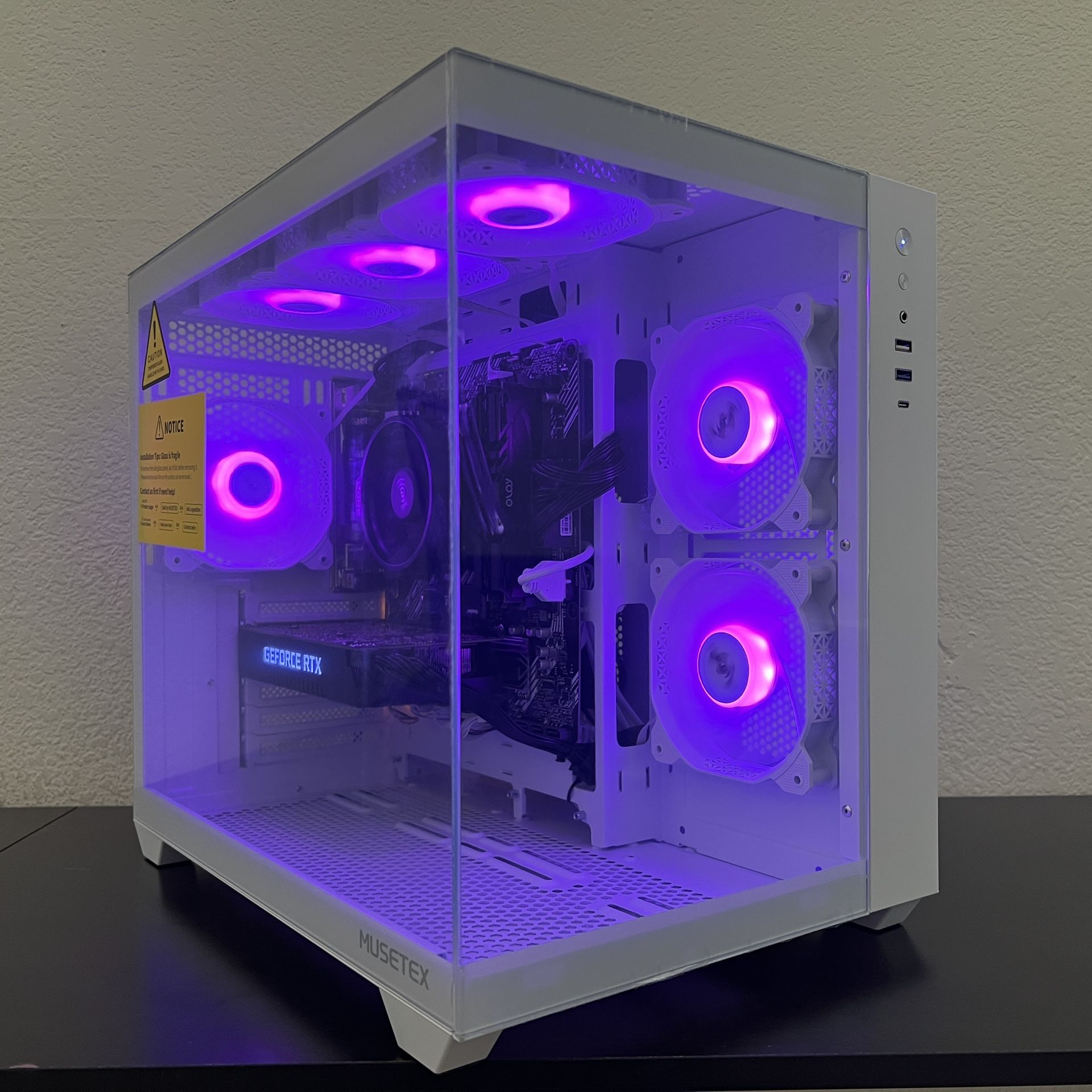ULTRA FAST RTX Gaming PC Computer (Ryzen 5 5500, RTX 2060 SUPER = RTX 3060, 16GB RAM, 1TB NVMe, WiFi)
