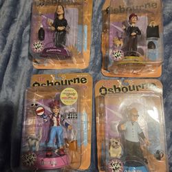 2002 The Osbourne Family Ozzy Sharon Kelly Jack by Mezco Toyz NIB
