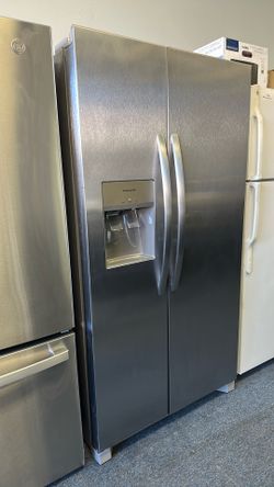 New stainless steel fridge