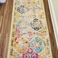 Extra Long Colorful Hallway Runner