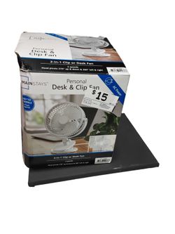 Mainstays Fn1868nw White Table / Portable Fan