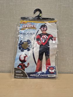 Marvel Miles Morales Toddler Costume Size 3T-4T