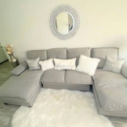 Double Chaise Sectional  Sofa 