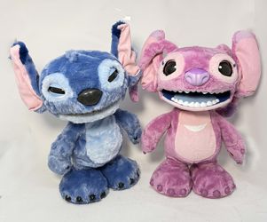 Disney Stitch & Angel Interactive Animatronic Plush – Set of 2