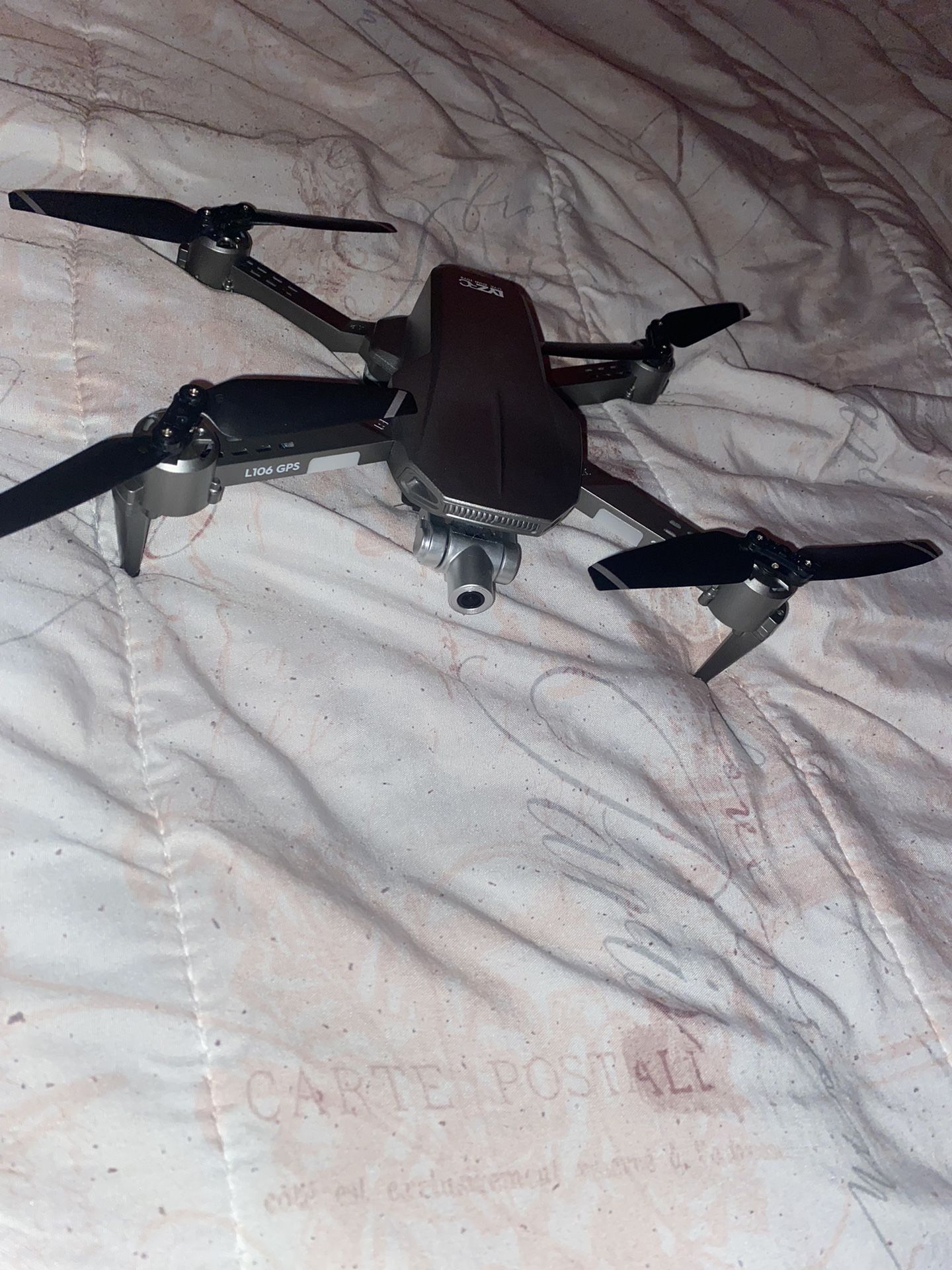 L106 Pro 4K UAV with professional camera, 59, WiFi, FPV, GPS, Mini 4WD, 2-axis, anti vibration