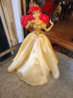 Disney's Enchanted Tales Princess Ariel Tree topper, The Little Mermaid, Christmas Decor.